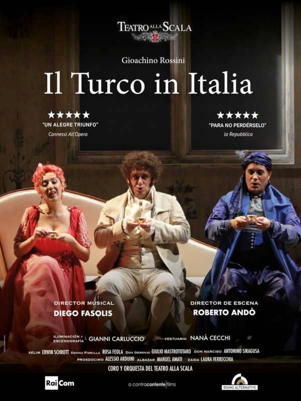 Il Turco in Italia, desde la Scala de Milán en cines de España en marzo