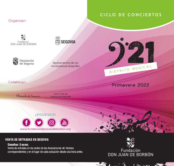La programación de primavera de «921 Distrito Musical» presenta 13 actuaciones La programación de primavera de «921 Distrito Musical» presenta 13 actuaciones