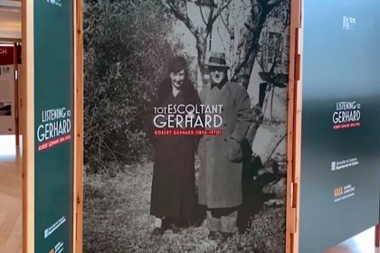 La exposición escuchando a Gerhard