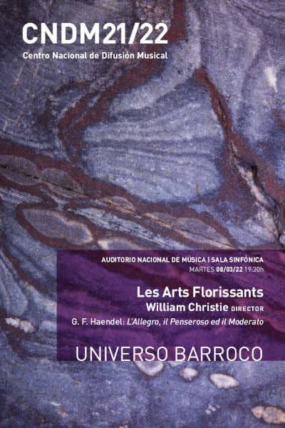 William Christie y Les Arts Florissants descubren la poesía musical de G. F. Haendel de la mano del CNDM