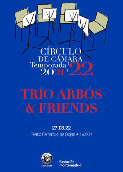 Trío Arbós & Friends. El trío pone música a tres cortos de cine mudo en el Teatro Fernando de Rojas Trío Arbós & Friends. El trío pone música a tres cortos de cine mudo en el Teatro Fernando de Rojas