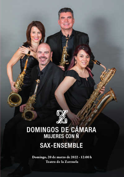 El cuarteto Sax-Ensemble presenta en el Teatro de la Zarzuela obras de compositoras españolas de hoy
