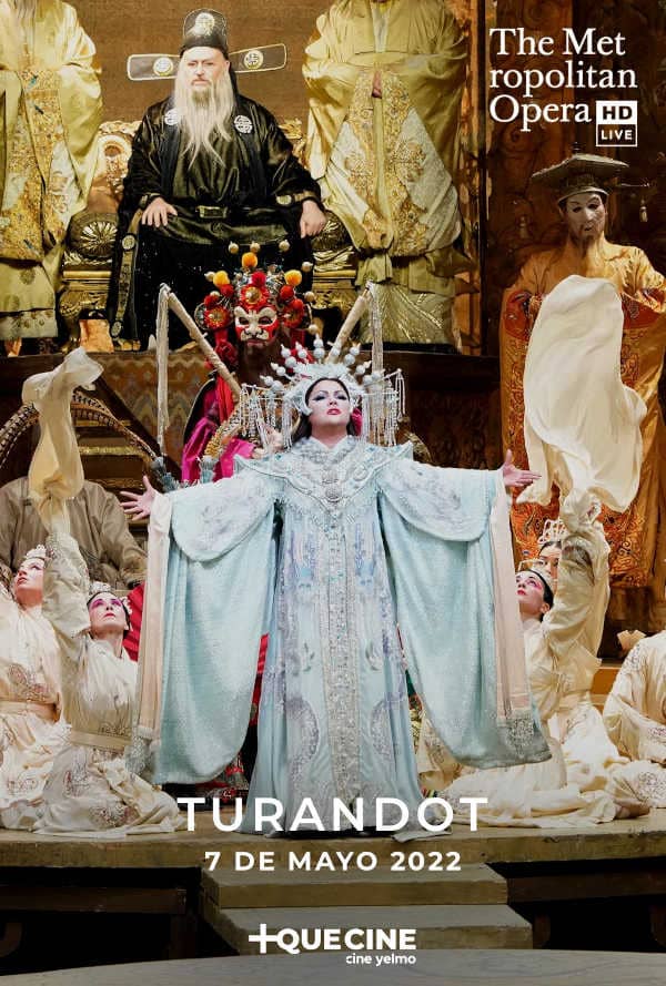Cine Yelmo proyecta en exclusiva el clásico de Puccini Turandot desde el MET de Nueva York
