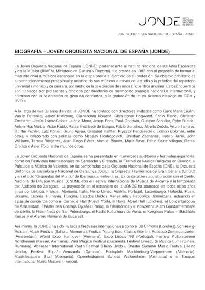 La JONDE será la Orquesta Residente en las Xornadas de Música Contemporánea de Santiago de Compostela 2022