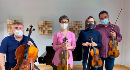 El Cuarteto Bretón - Halffter, García-Tomás y Del Campo en el Ciclo de la UAM en el Auditorio Nacional