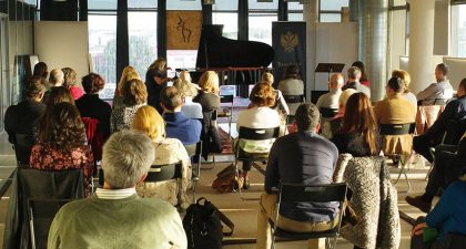 Javier Negrín y Mariana Gurkova en concierto como inauguración del ciclo el "Legado de Bösendorfer"