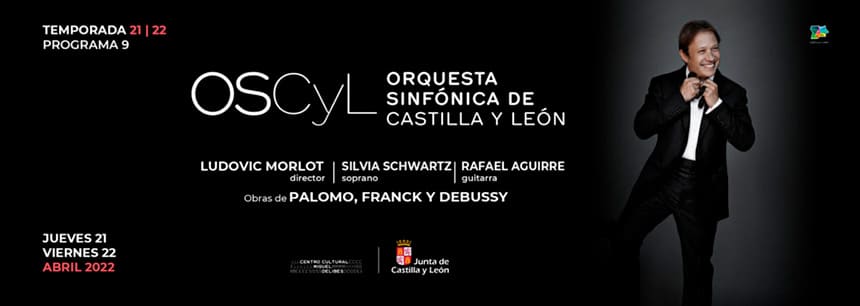 La OSCyL dirigida por Ludovic Morlot ofrece obras de L. Palomo, S. Rajmáninov y C. Debussy