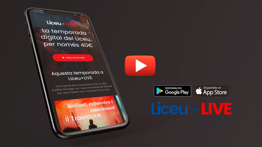 Liceu+ LIVE, la temporada digital del Liceu: Una nueva manera de ver la ópera Liceu+ LIVE, la temporada digital del Liceu: Una nueva manera de ver la ópera