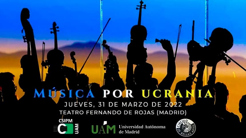 «Música por Ucrania» de la UAM y Círculo de Bellas Artes, recauda 7.512€