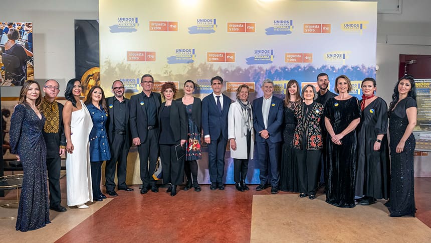‘Unidos por la paz: Ucrania en el corazón’, concierto solidario de la Orquesta y Coro RTVE
