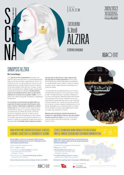 ABAO Bilbao Opera estrena finalmente la ópera Alzira de Verdi