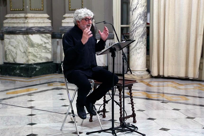 La poesía de Marc Granell llega con la voz de Vicent Camps y la música de Miquel Pérez Perelló