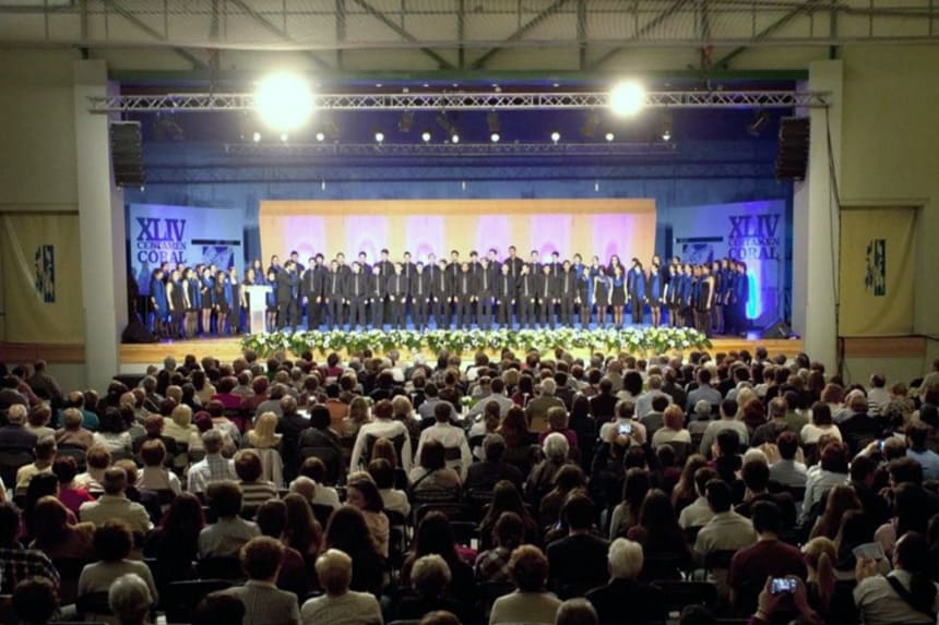 Coro de Cámara Ad Libitumt y Coro Juvenil del Conservatorio de Gijón, ganan el XLIX Certamen Coral de Ejea de los Caballeros