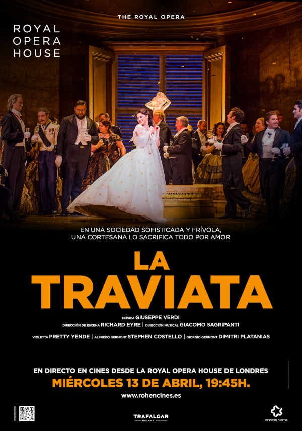 Impresionante producción de La Traviata de la Royal Opera House llega en directo a cines de España