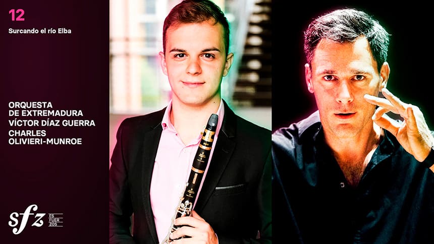 El clarinetista cacereño Víctor Díaz Guerra debuta como solista con la Orquesta de Extremadura