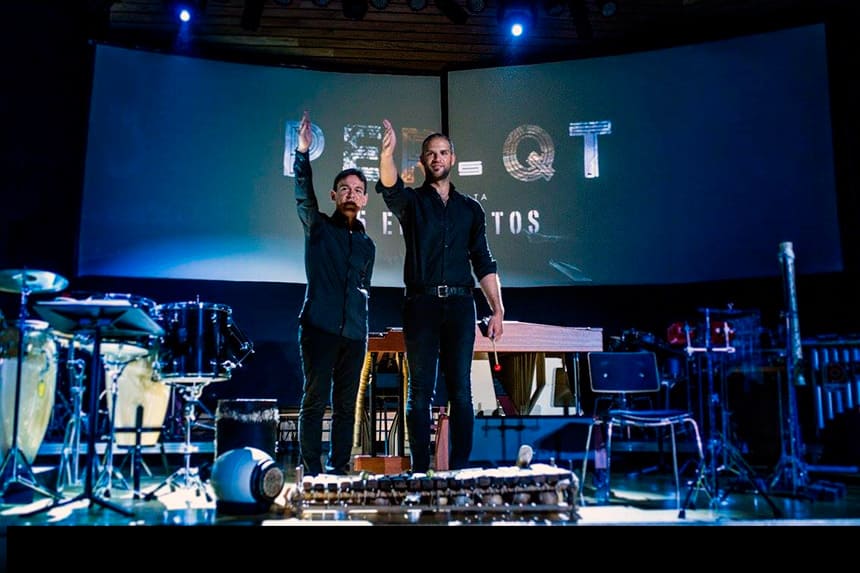 Per-QT Dúo presenta ‘5 elementos’ en el Auditorio Alfredo Kraus