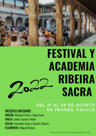 Fest Clásico Ribeira Sacra edición 2022 llenará de música ese rincón de la España vaciada