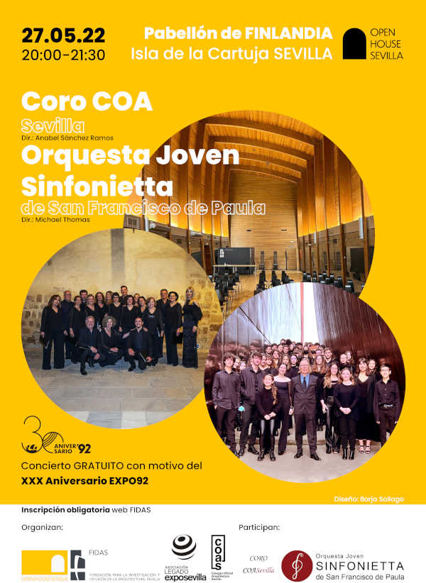 FIDAS celebra un concierto del Coro del COAS y la Orquesta Joven Sinfonietta SFP
