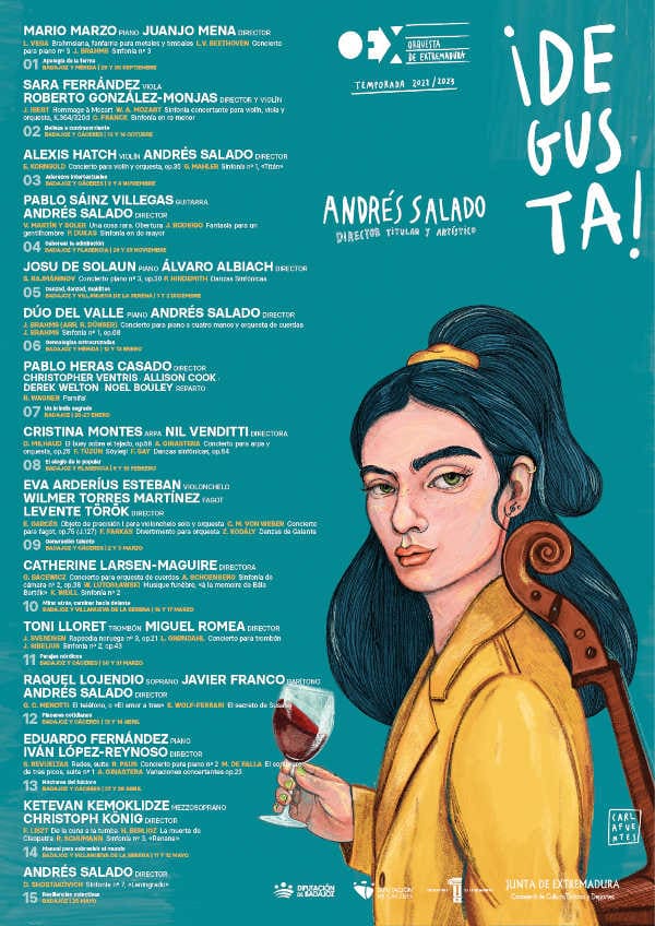 La Orquesta de Extremadura presenta su temporada 2022-2023