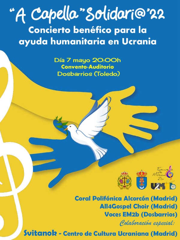 Dosbarrios, se llena de Música y Voces en solidaridad con Ucrania