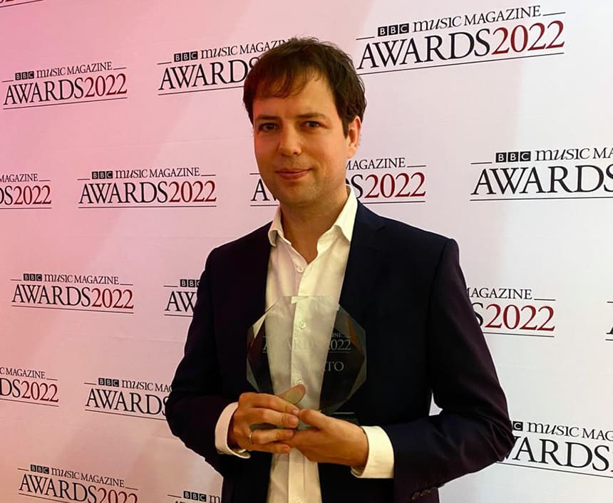 El compositor Francisco Coll, premiado en los prestigiosos BBC Music Magazine Awards 2022