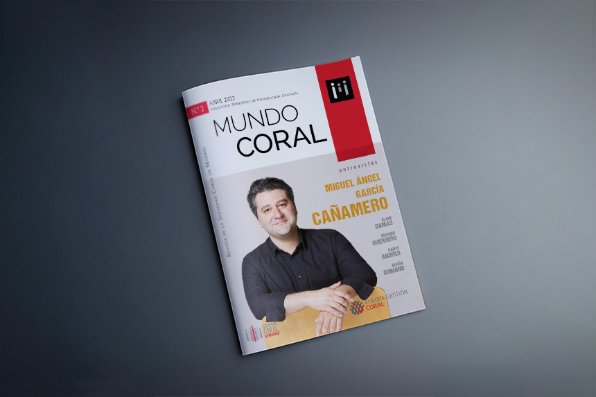 Miguel Ángel García Cañamero, portada del nuevo número de ‘Mundo Coral’