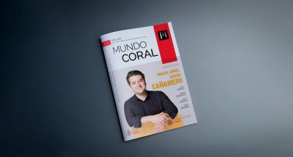 Miguel Ángel García Cañamero, portada del nuevo número de ‘Mundo Coral’