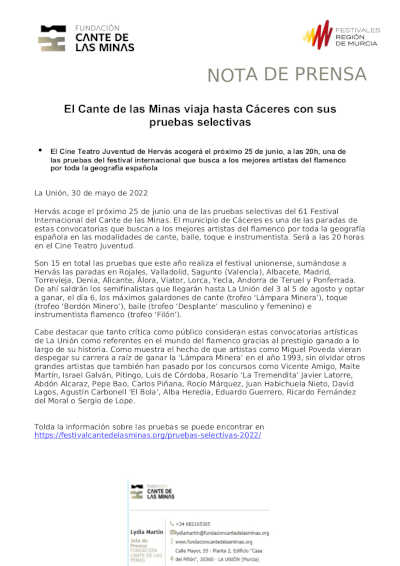 La Fundación Cante de las Minas respalda el homenaje a Antonio Niebla en Barcelona La Fundación Cante de las Minas respalda el homenaje a Antonio Niebla en Barcelona