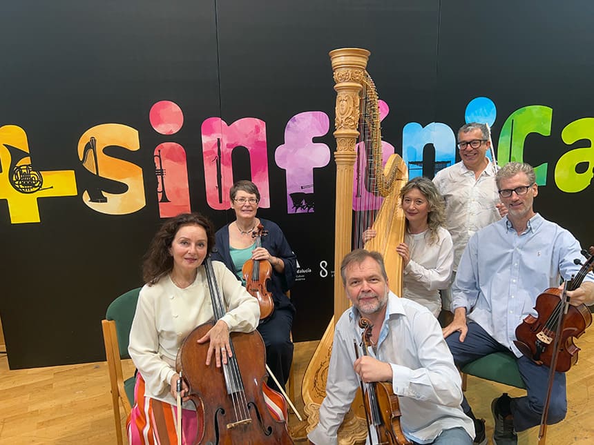 El XI concierto del ciclo «Música de Cámara» de la ROSS con programa para flauta, cuarteto de cuerda y arpa
