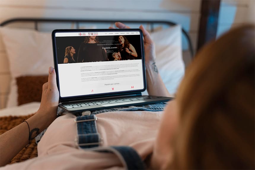 La entidad líder en canto coral ‘amateur’ en Madrid renueva su imagen digital