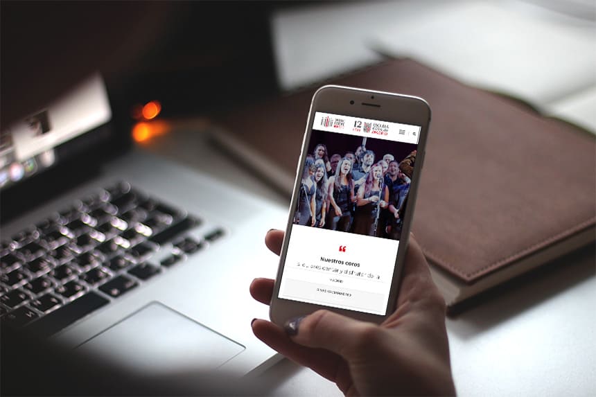 La entidad líder en canto coral ‘amateur’ en Madrid renueva su imagen digital