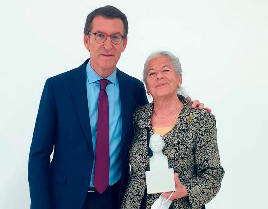 Natalia Lamas recibe el premio de la Cultura Gallega 2021 en el ámbito musical