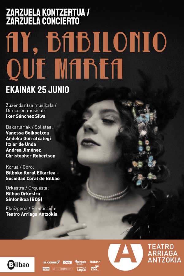 El Teatro Arriaga cierra el sábado la temporada con un divertido concierto de Zarzuela