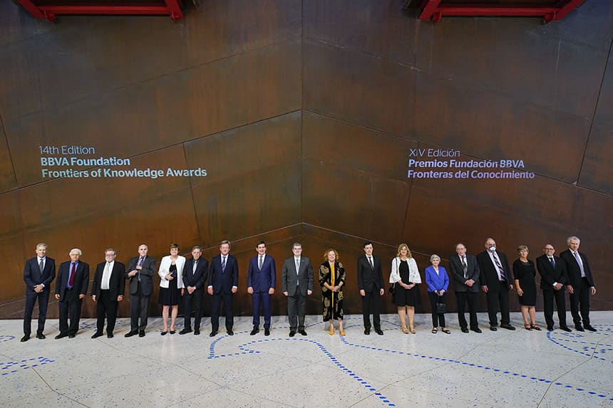 La Fundación BBVA homenajea a los galardonados en los XIV Premios Fronteras del Conocimiento La Fundación BBVA homenajea a los galardonados en los XIV Premios Fronteras del Conocimiento