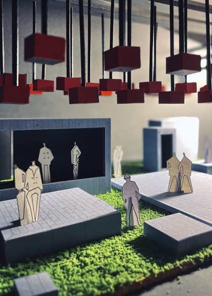 Maqueta de escenografía