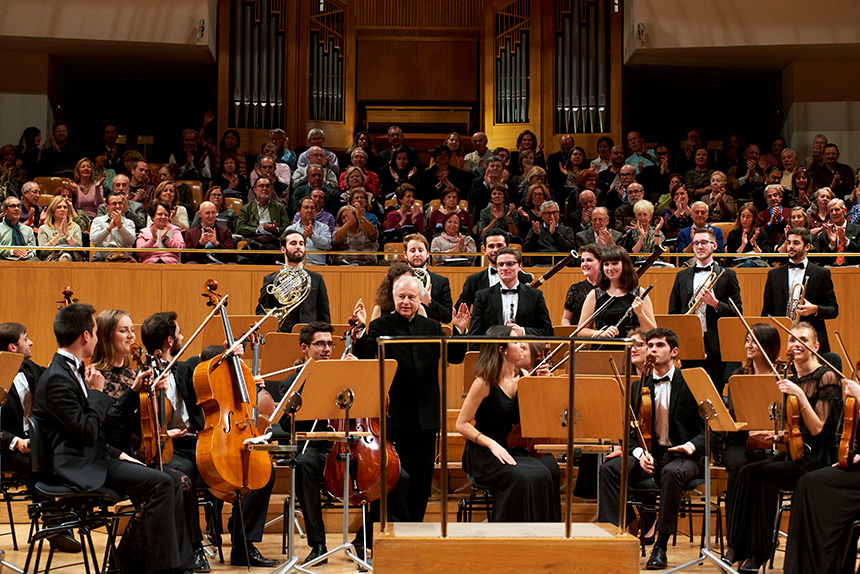Sir András Schiff dirige la Orquesta de Cámara Freixenet de la Escuela Superior de Música Reina Sofía