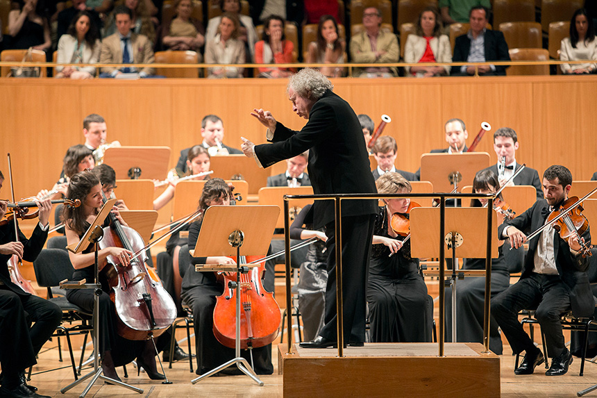 Sir András Schiff dirige la Orquesta de Cámara Freixenet de la Escuela Superior de Música Reina Sofía
