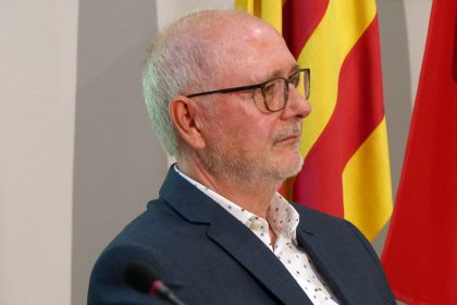Jesús Piles en el acto del Consell Valencià de Cultura.
