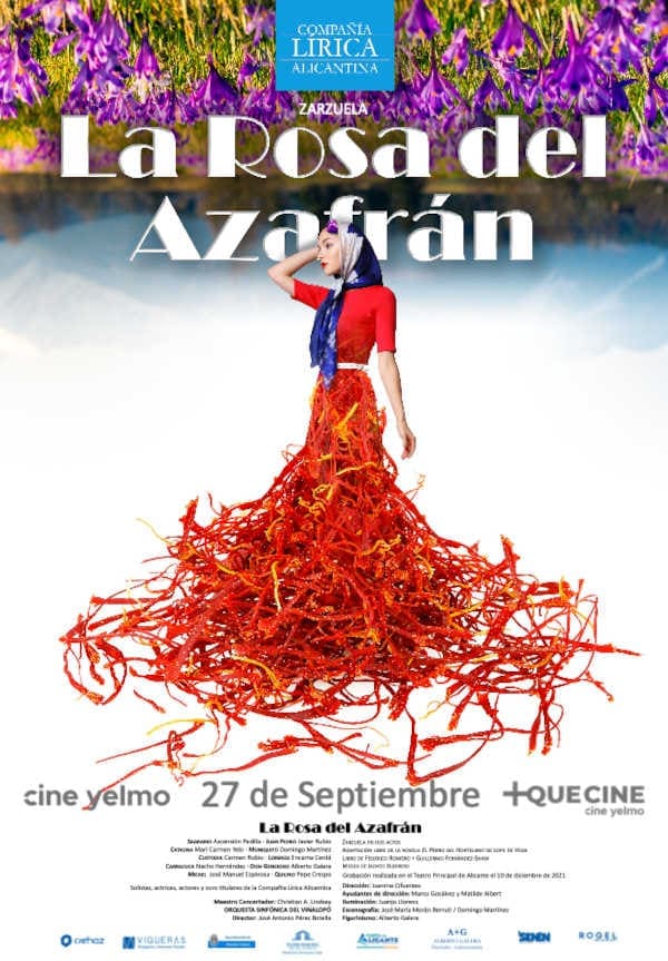 Cine Yelmo retoma la programación de zarzuela con la popular La rosa del azafrán Cine Yelmo retoma la programación de zarzuela con la popular La rosa del azafrán