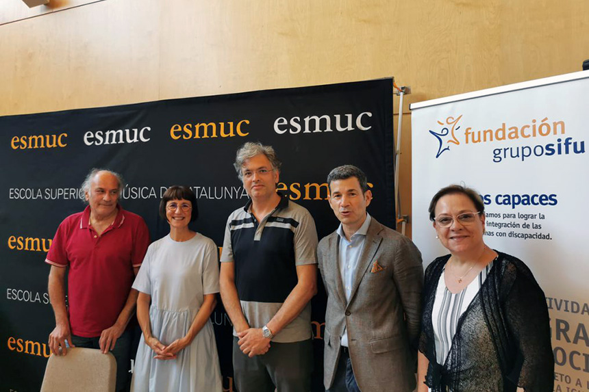 La Fundación Grupo SIFU y ESMUC firman un acuerdo para impulsar el arte inclusivo