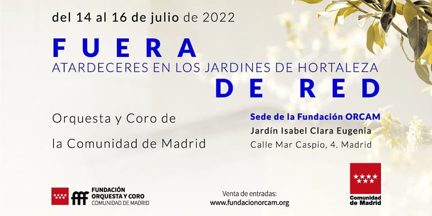 El festival Fuera de Red en su tercera edición se consolida como una de las citas culturales del verano madrileño El festival Fuera de Red en su tercera edición se consolida como una de las citas culturales del verano madrileño
