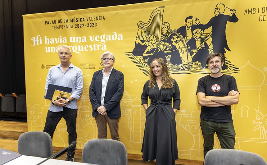 El Palau de la Música de València presenta la temporada 2022/23 junto a la OV en su 80 aniversario El Palau de la Música de València presenta la temporada 2022/23 junto a la OV en su 80 aniversario