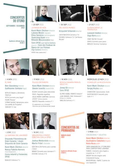 Chichon y la Orquesta Filarmónica de Gran Canaria culminan la temporada con obras de Mozart y Richard Strauss Chichon y la Orquesta Filarmónica de Gran Canaria culminan la temporada con obras de Mozart y Richard Strauss