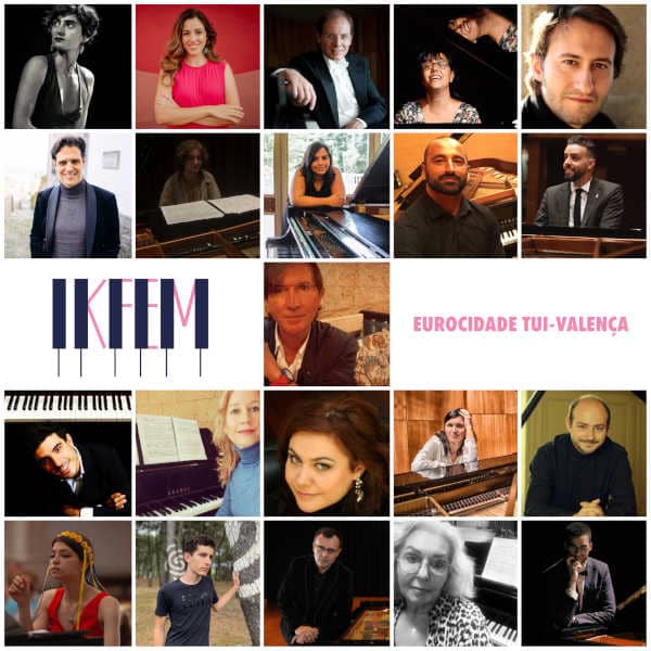 El Xacobeo Bridge Tui-Valença do Minho, escenario para un concierto de 20 pianistas