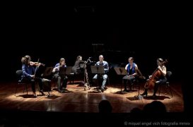 El Auditori estrena obras de Montserrat Lladó y José Mora con el Cosmos Quartet, CrossingLines y FRAMES Percussion CrossingLines Ensemble