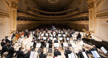 Su Majestad la Reina Doña Sofía preside el conciertos del Teato Real en el Carnegie Hall de Nueva York
