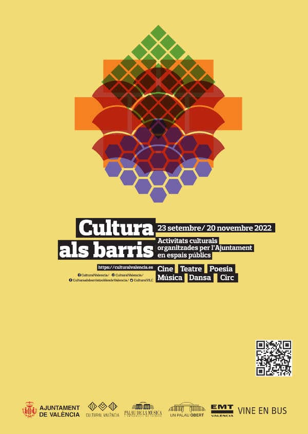 La nueva edición de Cultura als barris i Pobles de València ofrece más de 175 actividades para todos los públicos