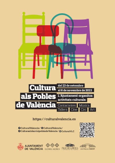 La nueva edición de Cultura als barris i Pobles de València ofrece más de 175 actividades para todos los públicos