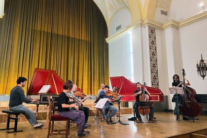 La Ritirata ensayando en Burgos