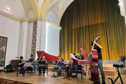 La Ritirata ensayando en Burgos